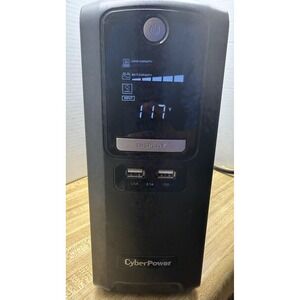 CyberPower CST135XLU 1350VA 810W LCD USB UPS Battery Backup Black 10 Outlet